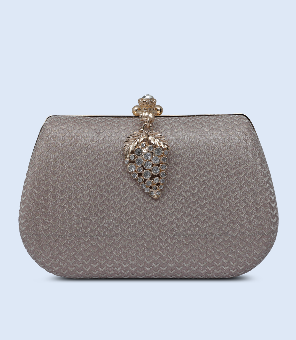 WB2803-GOLDEN-Women Clutch