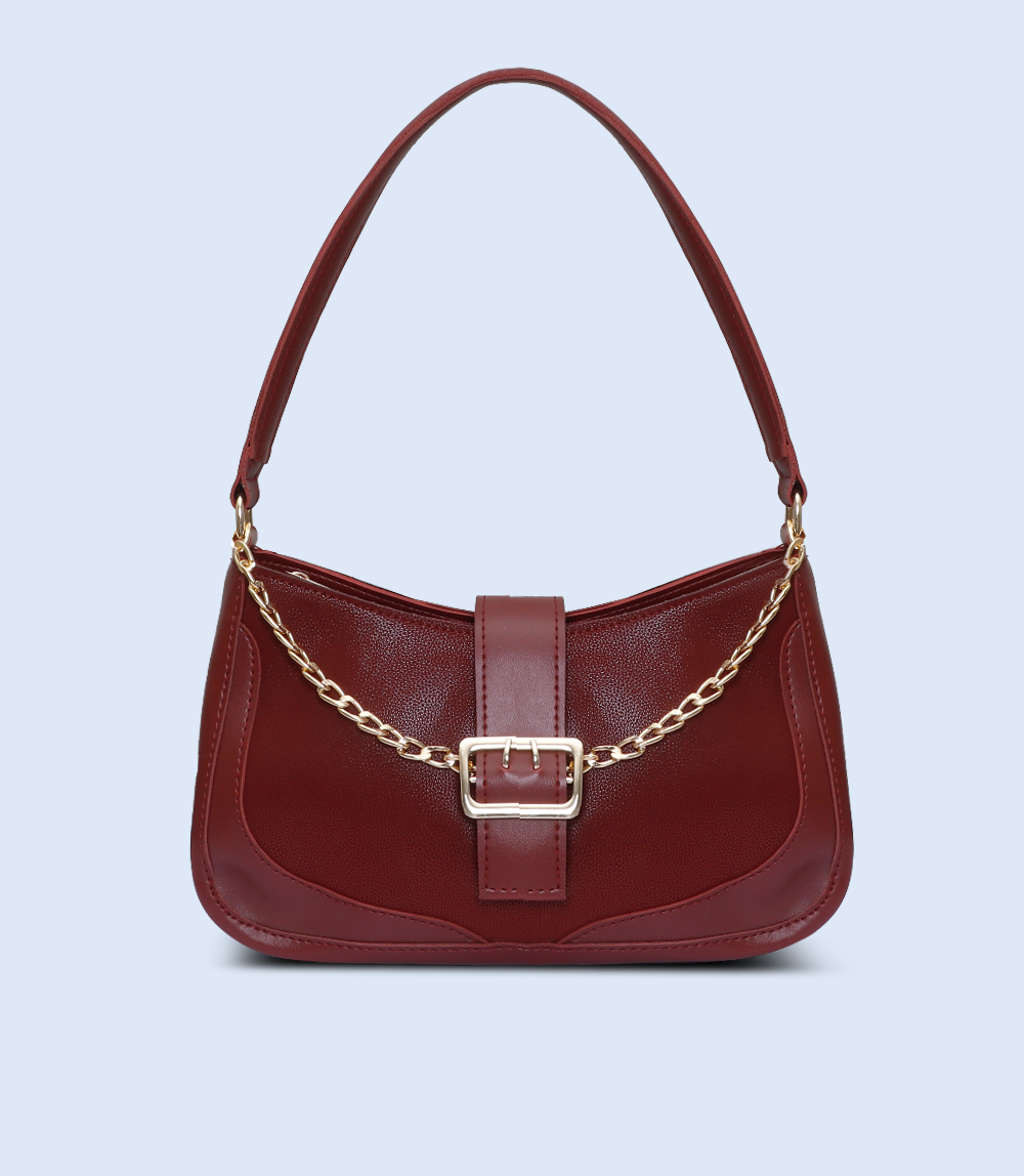 WB2855-MAROON-Women Shoulder Bag