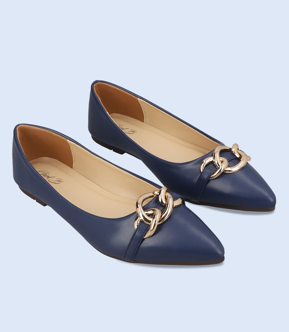 BW10106-NAVY-Women Pumps