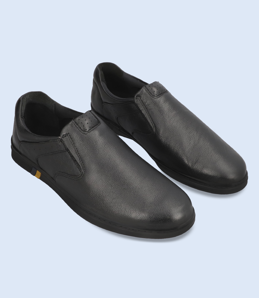 BM6686-BLACK-Men Skywalk Slip on