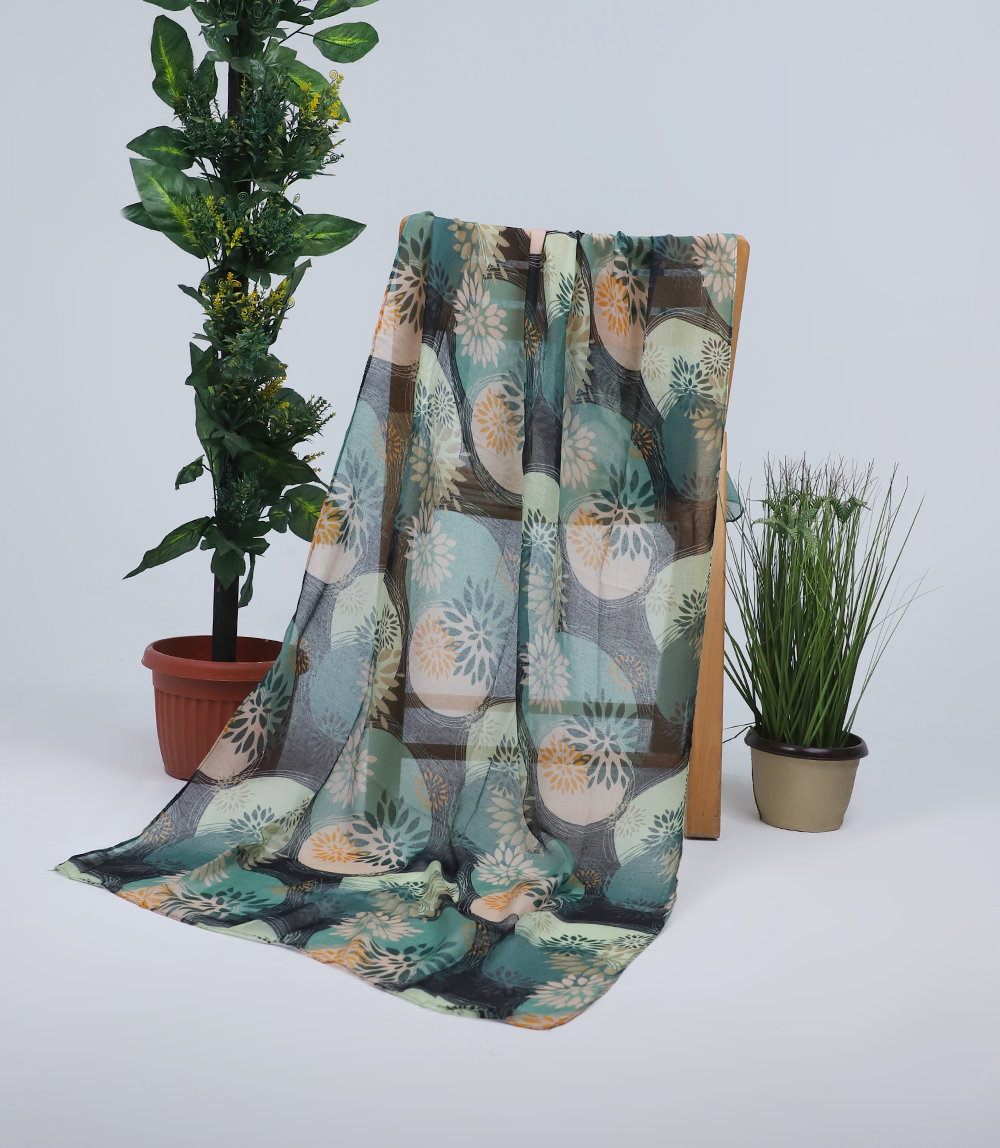 WA1469-PISTA/MULT-Women Scarf