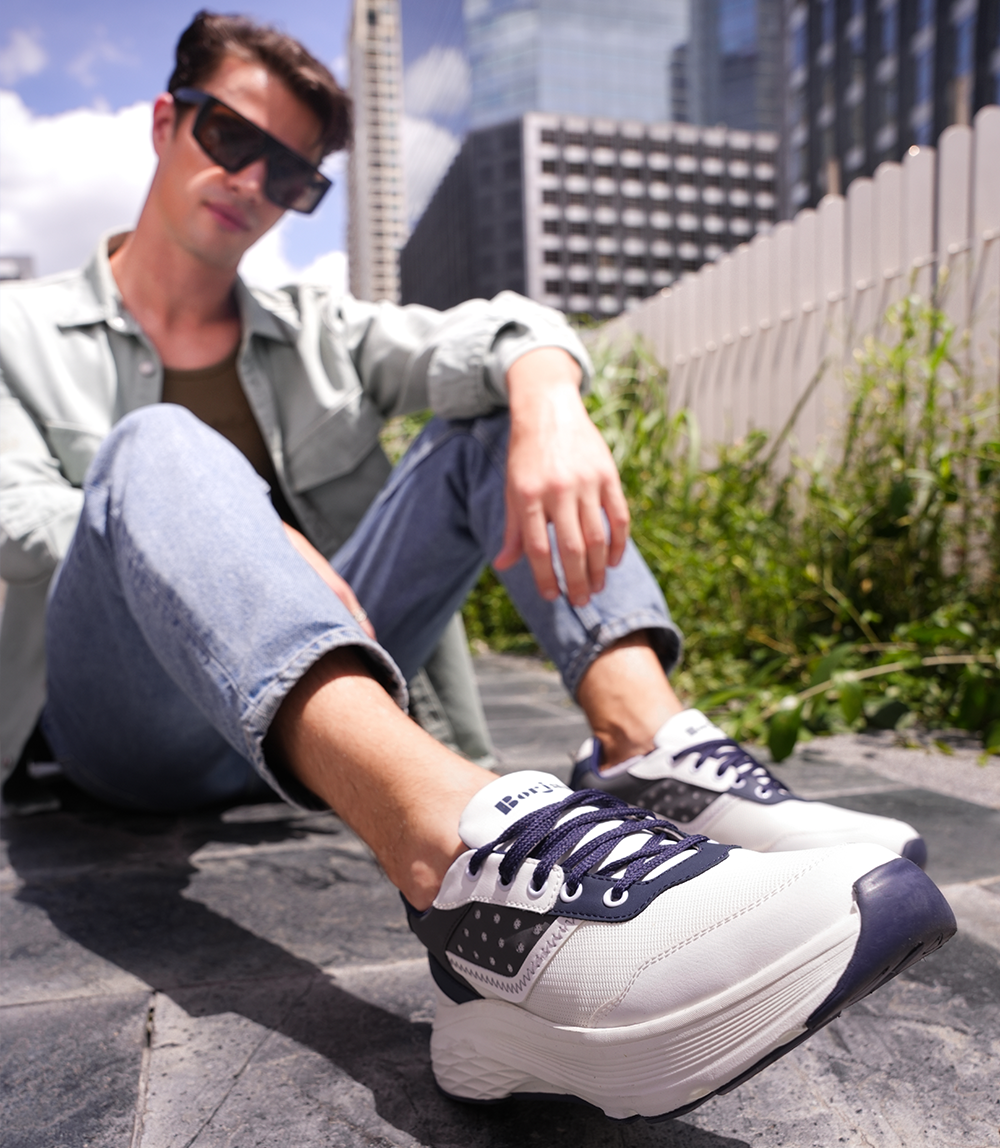 BM6722-WHITE-Men Sneaker