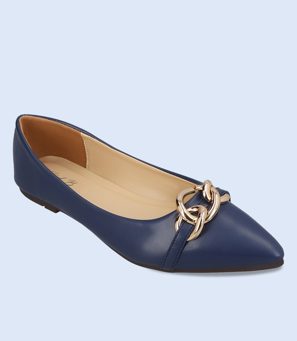 BW10106-NAVY-Women Pumps