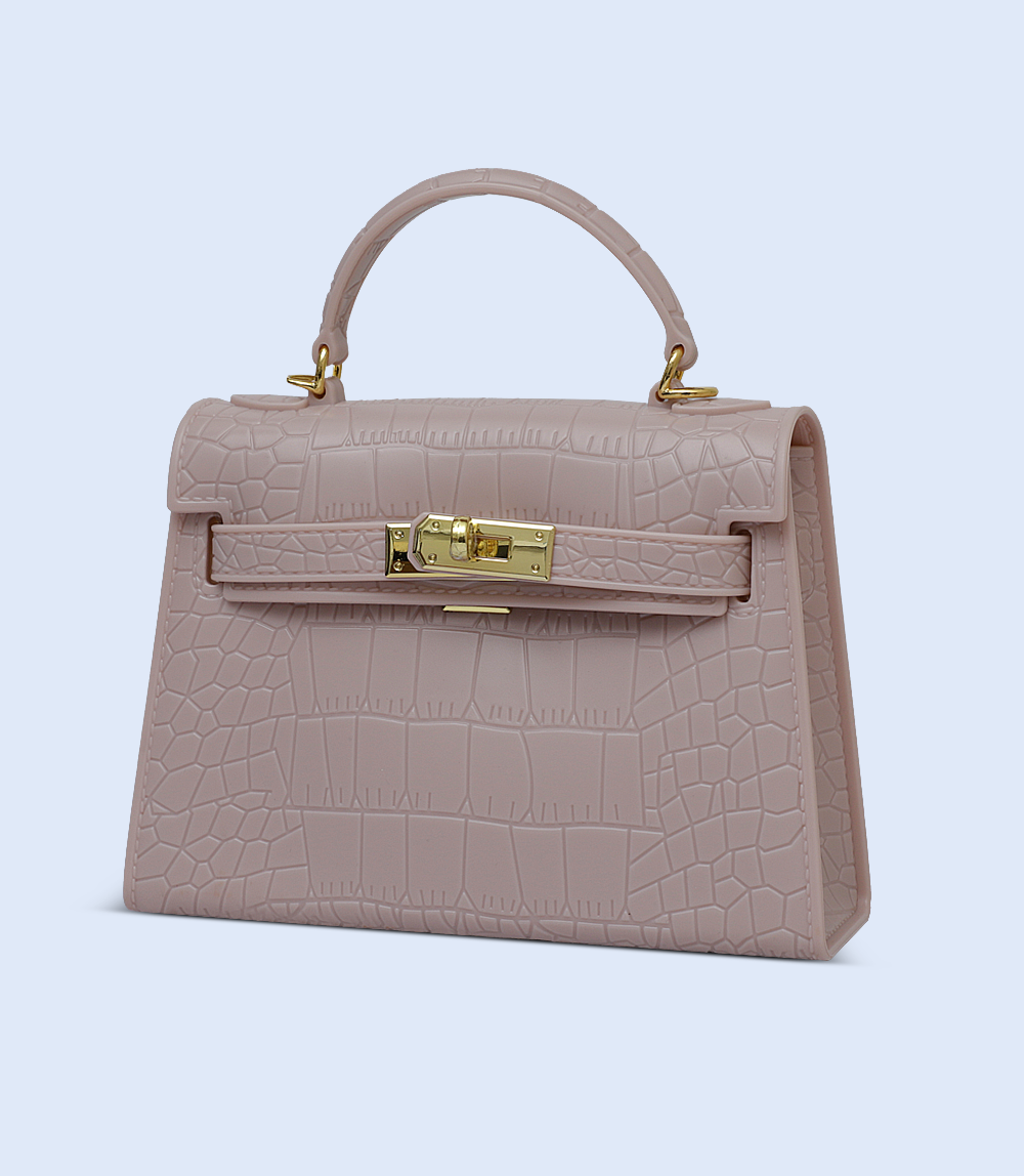 WB2839-BEIGE-Women Boxy Bag