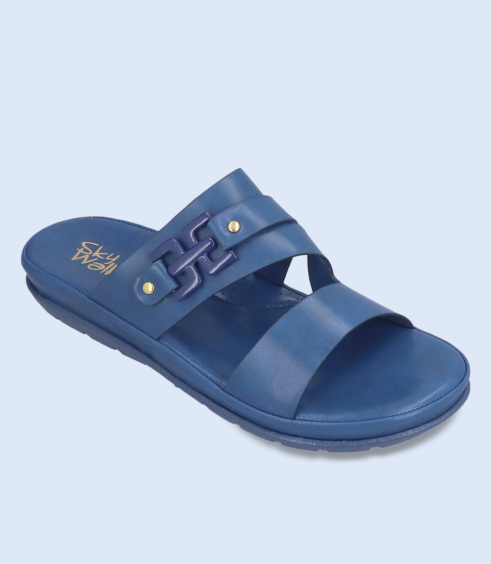 BW7071-ROYAL BLUE-Women Comfort Slipper