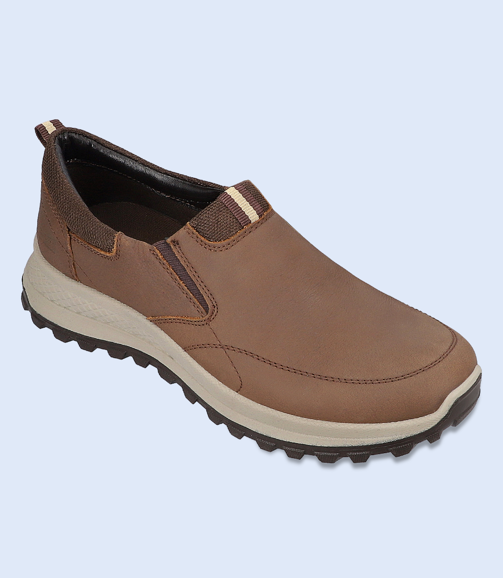 BM6760-BROWN-Men Slip on