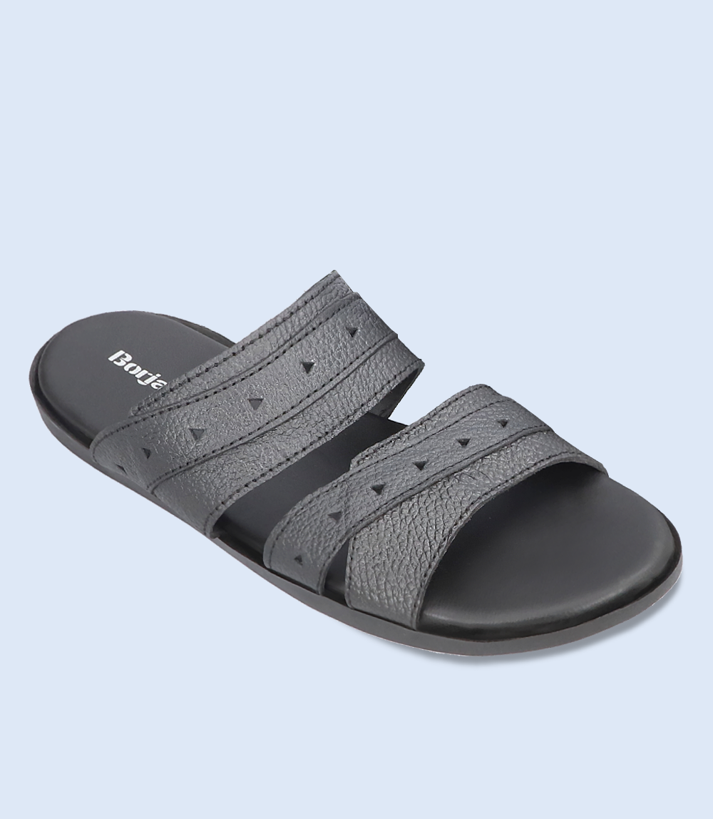 BM5538-BLACK-Men Slipper