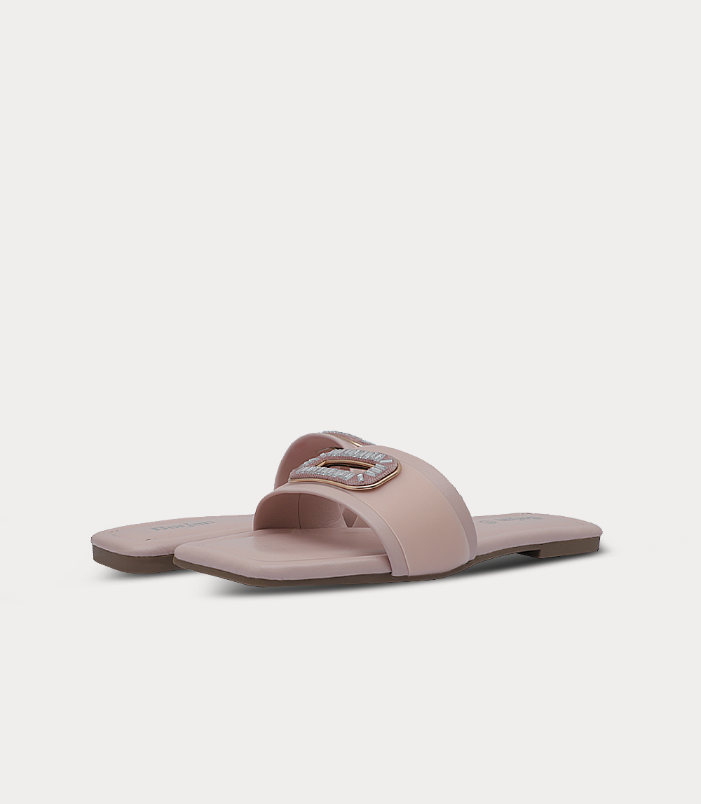 BW10355-PINK-Women Slipper