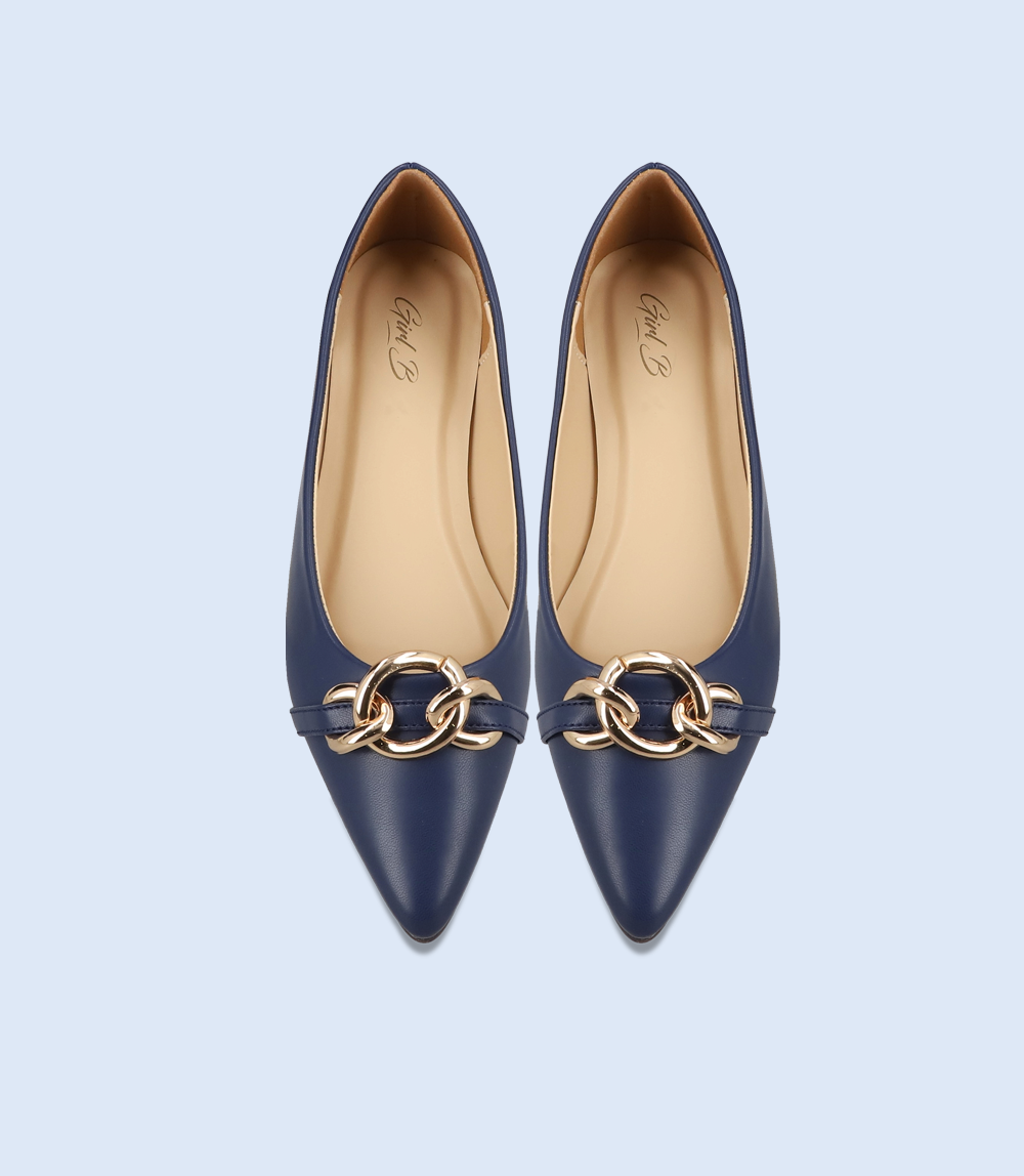 BW10106-NAVY-Women Pumps