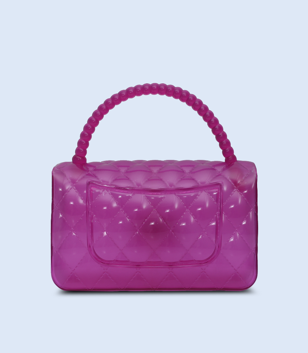 WB2838 Hot Pink Women Boxy Bag