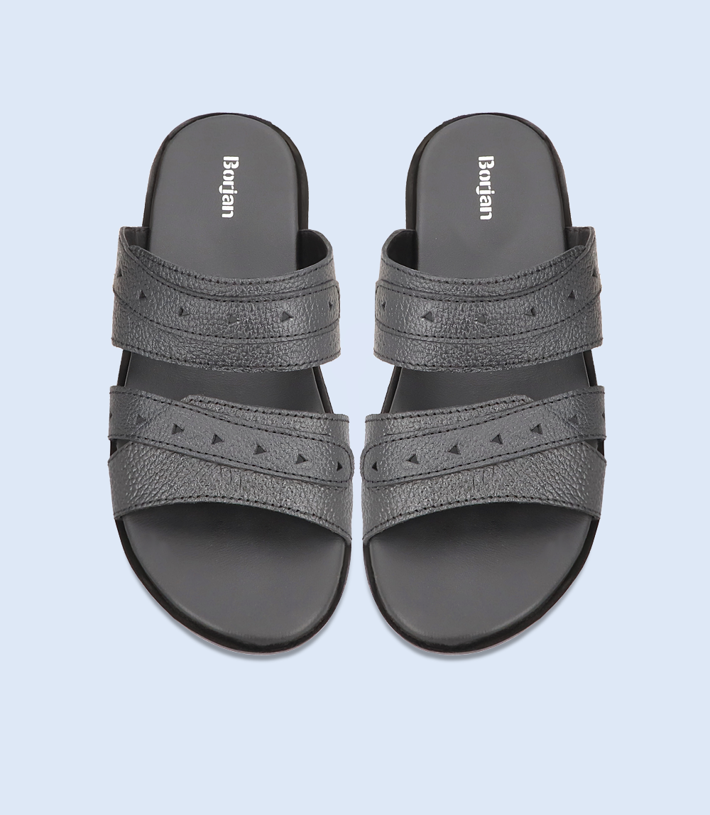 BM5538-BLACK-Men Slipper