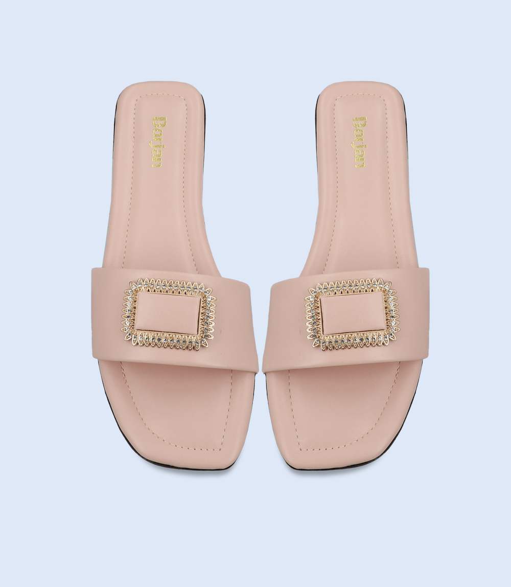 BW6668-BEIGE-Women Slipper