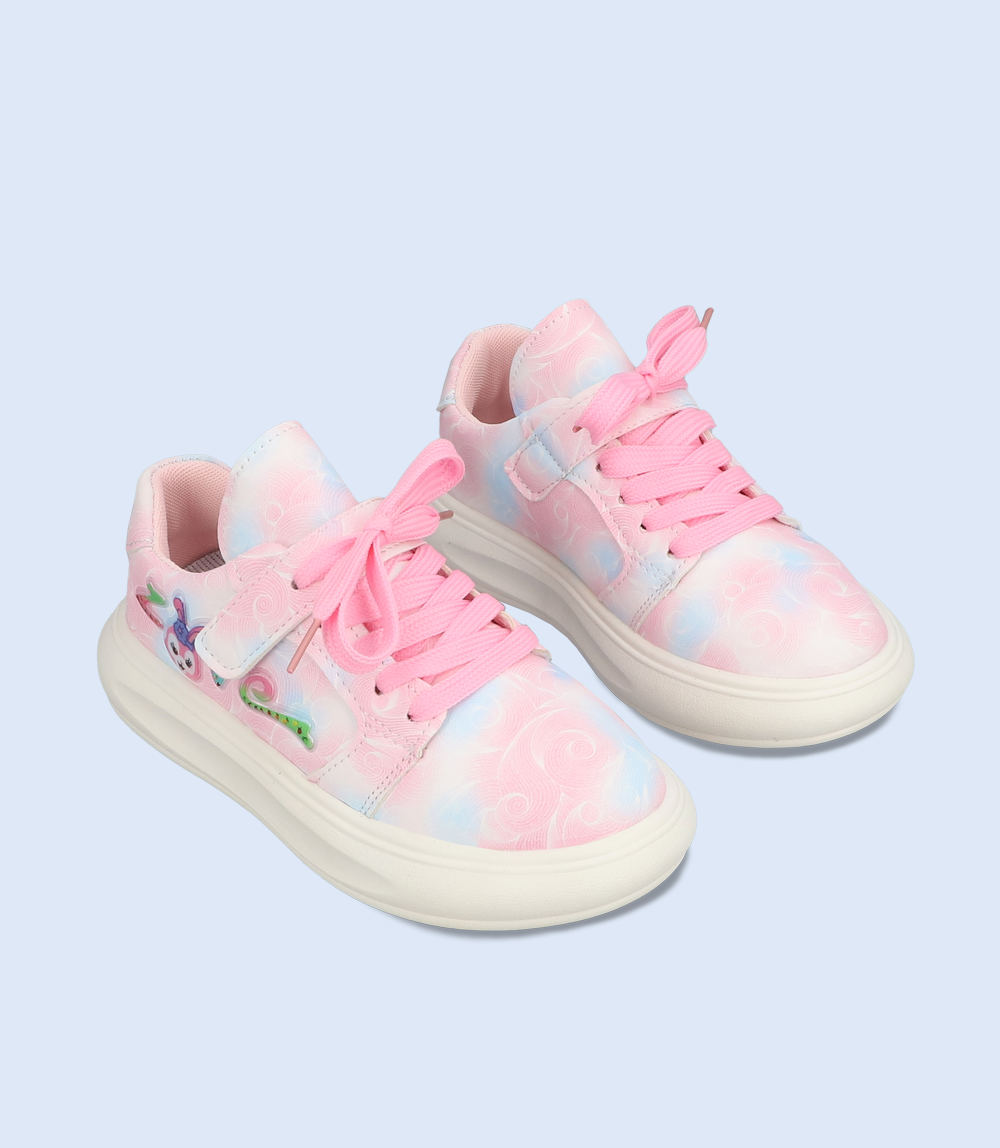 KG0071-PINK-Girls Casual Sneakers – Borjan